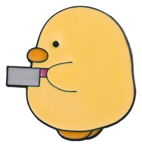 Anstecker Küken, Pinguin, Dolch, Messer Emaille 3er Set von KREATIONS