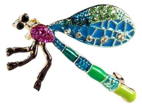 Damen Brosche Roter Granatapfel Kirsche Blatt Anstecknadel von KREATIONS