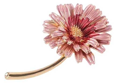 Damen Brosche Roter Granatapfel Kirsche Blatt Anstecknadel von KREATIONS