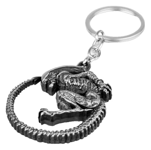 KREATIONS Alien vs. Predator Schlüsselanhänger, Extraterrestrischer Alien Anhänger von KREATIONS