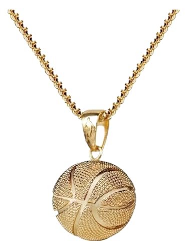 KREATIONS Basketball & Fußball Anhänger Halskette für Herren KREATIONS Basketball & Fußball Anhänger Halskette für Herren von KREATIONS