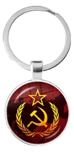 KREATIONS CCCP Sowjet Abzeichen Schlüsselanhänger Russland Raumfahrt UdSSR Schmuck von KREATIONS