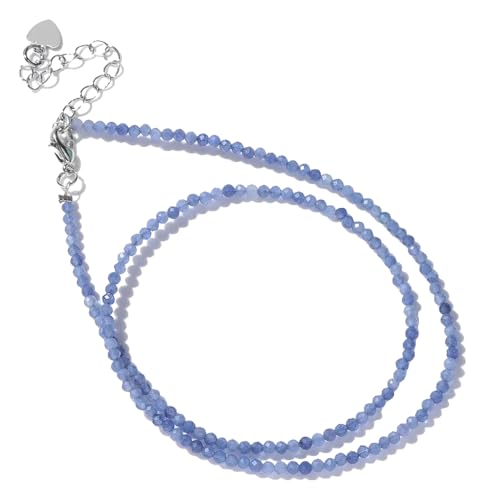 KREATIONS Handgemachte facettierte Edelstein Perlen Halskette für Damen Yoga Schmuck KREATIONS Handgemachte facettierte Edelstein Perlen Halskette für Damen Yoga Schmuck von KREATIONS