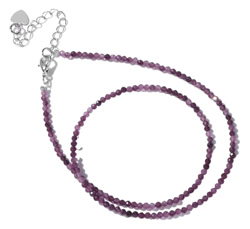 KREATIONS Handgemachte facettierte Edelstein Perlen Halskette für Damen Yoga Schmuck KREATIONS Handgemachte facettierte Edelstein Perlen Halskette für Damen Yoga Schmuck von KREATIONS