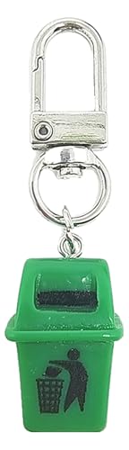 KREATIONS Miniatur Mülleimer Schlüsselanhänger 6er Set von KREATIONS