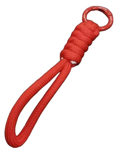 KREATIONS Paracord Schlüsselanhänger Handgelenkschlaufe, 12cm, Robust von KREATIONS