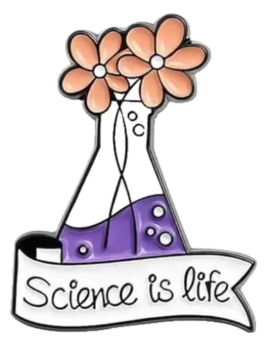 Kreative Chemie Apotheke Brosche: Reagenzglas & Becher Anstecknadel Schmuck von KREATIONS