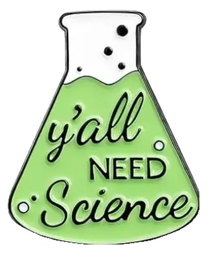 Kreative Chemie Apotheke Brosche: Reagenzglas & Becher Anstecknadel Schmuck von KREATIONS