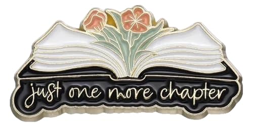 Kreative Emaille Brosche Buch Blumen Brief Lese Lesezeichen Metall Anstecknadel Schmuck von KREATIONS