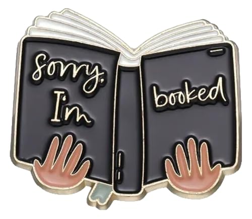 Kreative Emaille Brosche Buch Blumen Brief Lese Lesezeichen Metall Anstecknadel Schmuck von KREATIONS