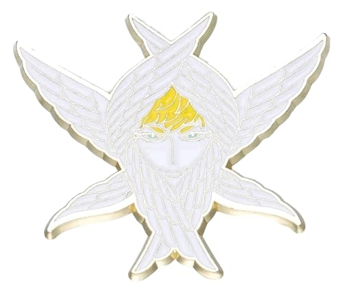 Landschaft Ölgemälde Emaille Pin Sonnenuntergang Regenbogen Wal Brosche von KREATIONS