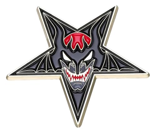 Landschaft Ölgemälde Emaille Pin Sonnenuntergang Regenbogen Wal Brosche von KREATIONS