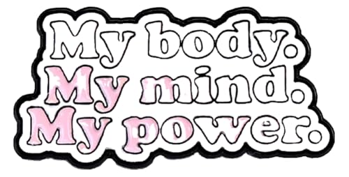 Mädchen Power Emaille Pin: Selbstliebe Anstecker für Jacken & Taschen von KREATIONS