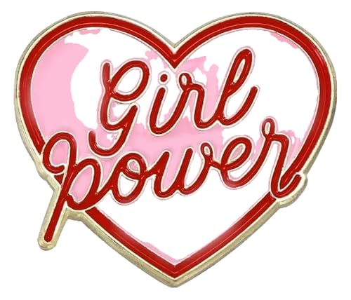 Mädchen Power Emaille Pin: Selbstliebe Anstecker für Jacken & Taschen von KREATIONS