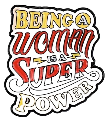 Mädchen Power Emaille Pin: Selbstliebe Anstecker für Jacken & Taschen von KREATIONS