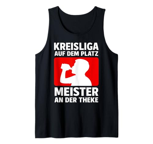 Herren Kreisliga AUF DEM Platz Meister AN DER THEKE Lecker Bierchen Tank Top Herren Kreisliga AUF DEM Platz Meister AN DER THEKE Lecker Bierchen Tank Top von KREISLIGA AUF DEM PLATZ X MEISTER AN DER THEKE