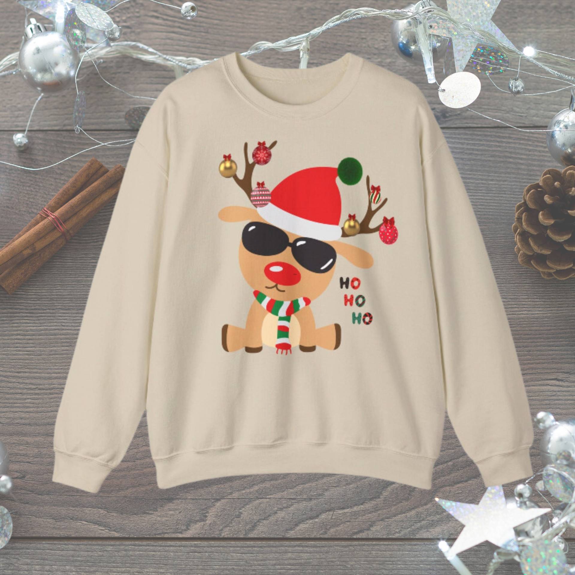 Weihnachtspulli Weihnachtspullover Für Frauen Und Männer, Christmas Sweater Rehntier Weihnachtspulli Weihnachtspullover Für Frauen Und Männer, Christmas Sweater Rehntier von KREMAdesign24