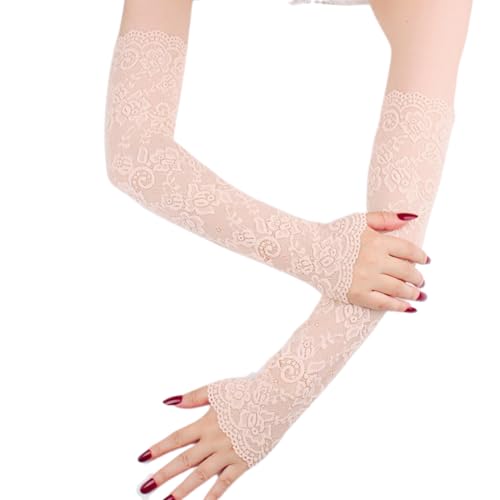 KRFWGUU 1 Paar Handschuhe Lang, Satinhandschuhe, Abendhandschuhe, Damen Handschuhe Satin, Opernhandschuhe, Für Halloween Weihnachten Karneval Kostümzubehör von KRFWGUU