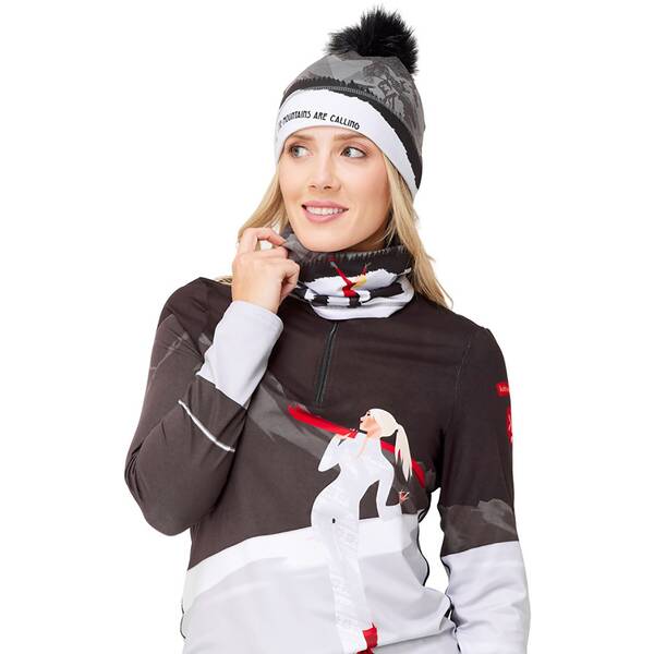 KRIMSON KLOVER Krimson Klover Damen Mütze Krimson Klover W ILLUSTRATED BEANIE von KRIMSON KLOVER