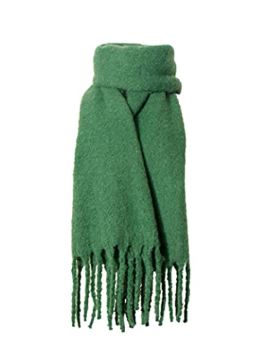 KRIPINC Damen Schal Flauschig, Damen Winterschal, Schals & Tücher für Damen, Reine Farbe Schal Frauen für Herbst und Winter (Grün) von KRIPINC