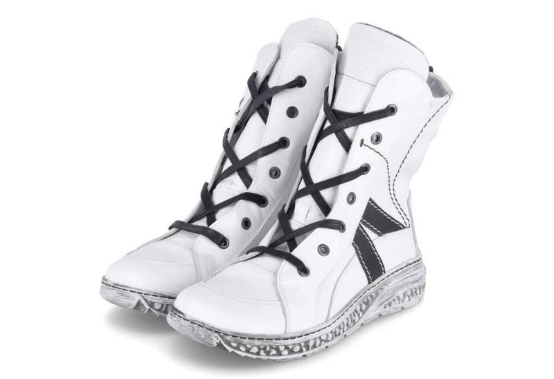 KRISBUT Krisbut - female - 3271-2 PO - Glattleder - weiß Winterstiefel von KRISBUT