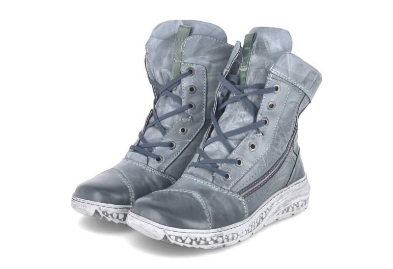 KRISBUT Krisbut - female - 3297-1 BSF - Glattleder - blau Winterstiefel von KRISBUT