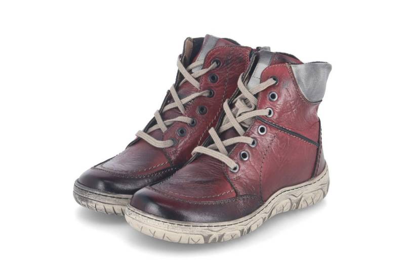 KRISBUT Krisbut 3307-1 PO Damen Glattleder rot Schnürstiefel von KRISBUT