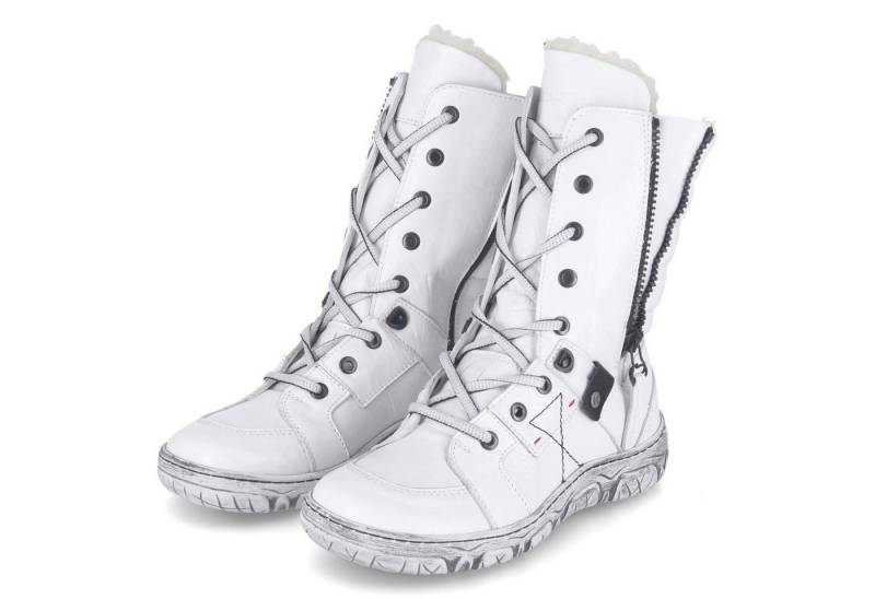 KRISBUT Krisbut - female - 3310-2 BSF - Glattleder - weiss Winterstiefel von KRISBUT