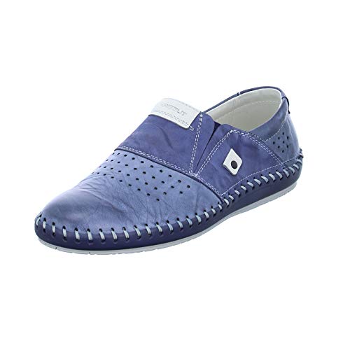 KRISBUT Herren Slipper Schuhe Slipper Glattleder Freizeit Elegant Slip-Ons Uni von Krisbut