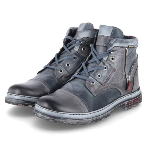 KRISBUT Herren Schnürstiefeletten/Winterboots Grau Glattleder, Größe:44, Farbauswahl:grau-Kombi KRISBUT Herren Schnürstiefeletten/Winterboots Grau Glattleder, Größe:44, Farbauswahl:grau-Kombi von KRISBUT