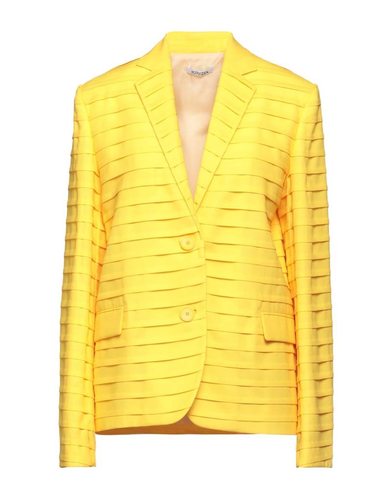 KRIZIA Blazer Damen Gelb von KRIZIA