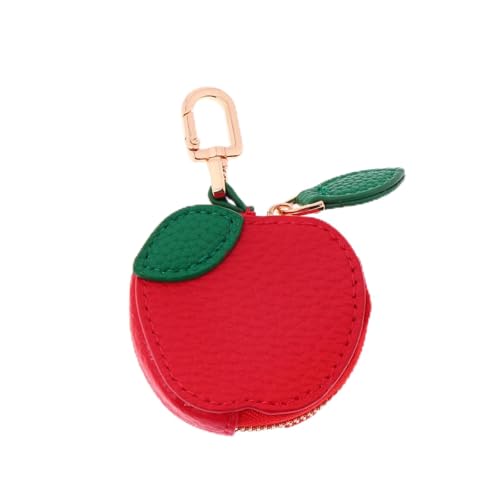 Geldbörse mit Erdbeerfrucht-Anhänger, niedlicher Schlüsselanhänger, Mini-Beutel, Geschenk für Mädchen und Frauen, 3, 1.0*1.0*1.0 von KRJGOERG