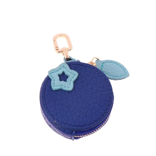 Geldbörse mit Erdbeerfrucht-Anhänger, niedlicher Schlüsselanhänger, Mini-Beutel, Geschenk für Mädchen und Frauen, 7, 1.0*1.0*1.0 von KRJGOERG