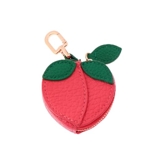 Geldbörse mit Erdbeerfrucht-Anhänger, niedlicher Schlüsselanhänger, Mini-Beutel, Geschenk für Mädchen und Frauen, 8, 1.0*1.0*1.0 von KRJGOERG