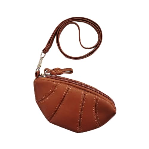 New Retro Croissant Coin Purse Wristlet Wallet with Mini Zipper, Girls Cable Headset and Lipstick Bag, Portable Accessory, A8, 1.0*1.0*1.0 von KRJGOERG