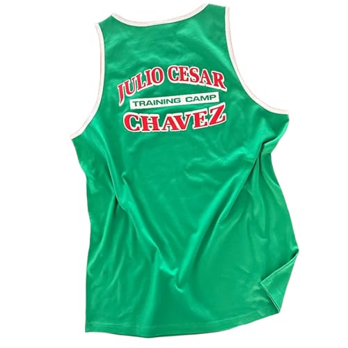 Kronk - Box-Trainingsweste – leichte Sportkleidung, strapazierfähige Workout-Bekleidung, ikonisches Handschuh-Design, Herren-Sport-Trainingsweste, Julio Cesar Chavez Grün, S von KRONK