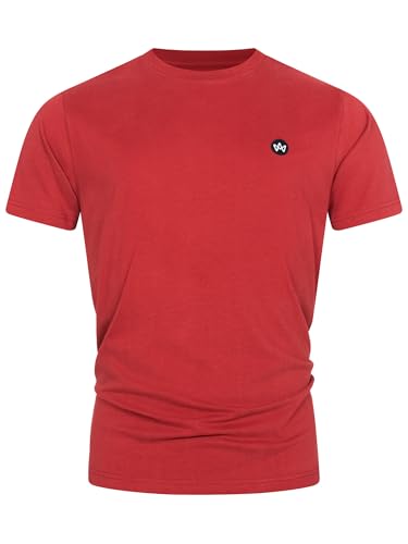 Herren KSTimmi Organic T-Shirt aus 100% Baumwolle mit Rundhals-Ausschnitt | Herrenshirt Sommershirt Biking Red, L Herren KSTimmi Organic T-Shirt aus 100% Baumwolle mit Rundhals-Ausschnitt | Herrenshirt Sommershirt Biking Red, L von KRONSTADT