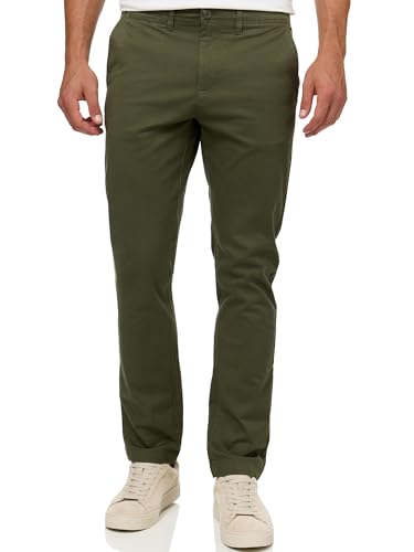 KRONSTADT Herren KSDaniel Chino Stoffhose mit 4 Taschen | Stretch Hose Herrenhose für Männer Army, 32/32 von KRONSTADT