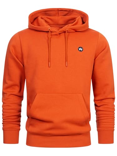 Herren KSLars Hoodie Sweatshirt mit Kapuze aus Baumwollmix | Kapuzenpullover für Männer Burnt Ochre, XXL von KRONSTADT