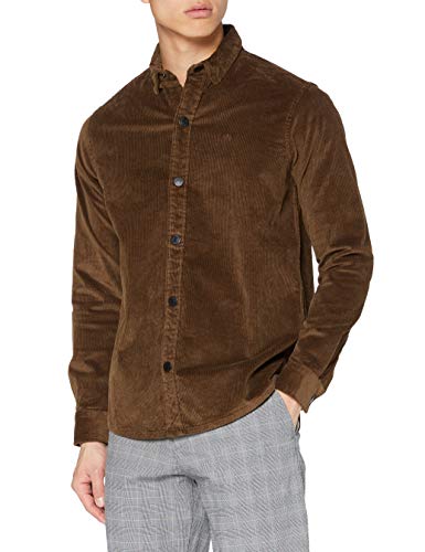 Kronstadt Mens L/S Shirt, Dusty Brown, Small von KRONSTADT