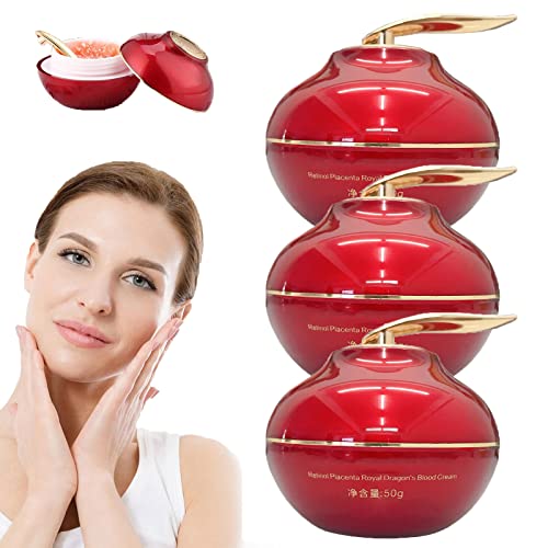 Retinol Placenta Royal Dragon Blood Cream,Retinol Placenta Royal Dragon Blood Cream,Retinol Face Moisturizer,Hydrating Face Cream,Anti Wrinkle Cream For Women,For Brighten Skin Tone (3PCS) von KRRHUEO