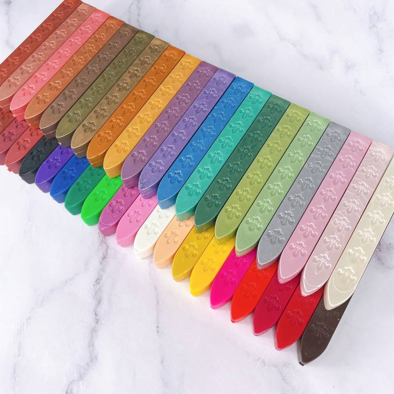 10 Stück Siegelwachsstick Iris Wax Seal Sticker Mailing Strip Craft Stamp Projekt Dekoration Paket Weinkarte Geschenk Verpackung Kunst Handarbeit von KRSDreamer