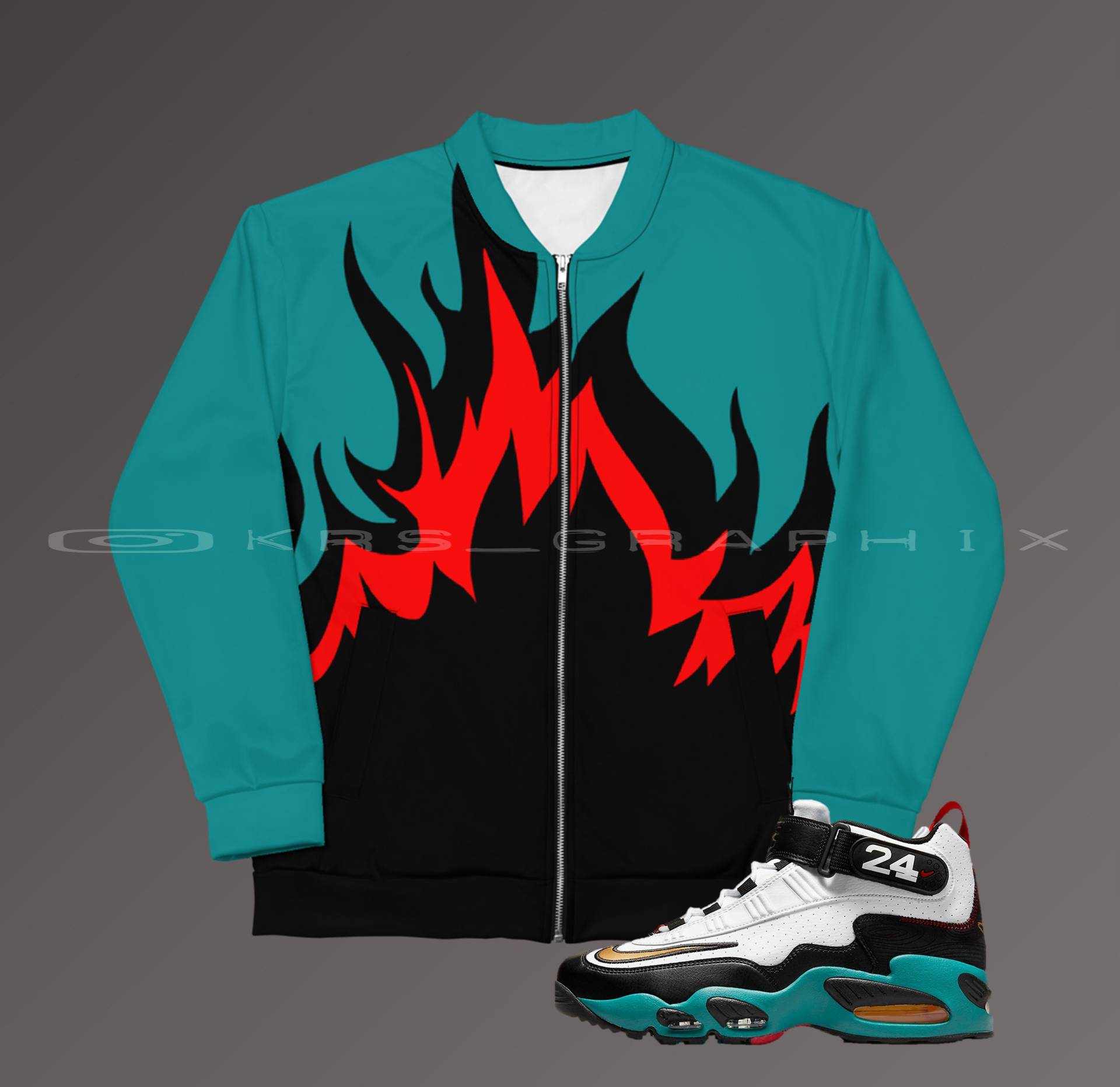 Bomberjacke Match Air Max Griffey Swingman 1 von KRSGraphix