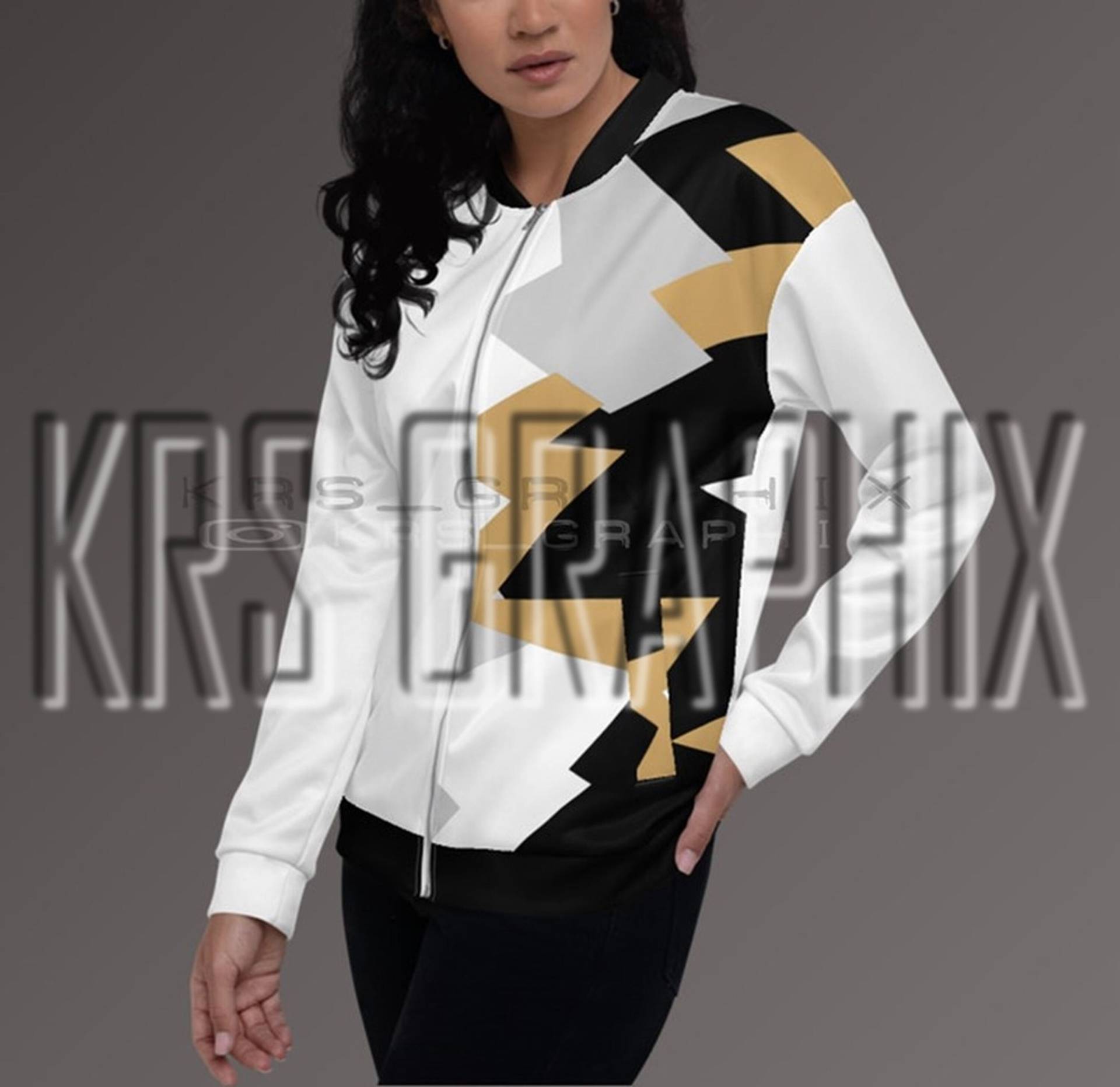 Bomberjacke Match Jordan 12 Taxi Royalty - 12S von KRSGraphix