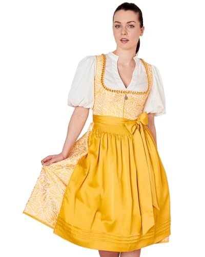 KRÜGER COLLECTION Dirndl Donata 112167 | Gelb 70cm 40 von KRÜGER COLLECTION