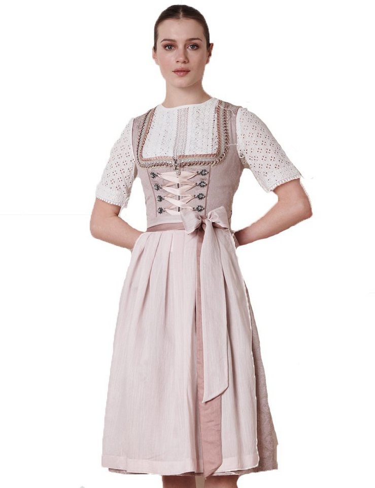 KRÜGER COLLECTION Dirndl 'Enid' Traditionell 114265, Rosa - 70cm von KRÜGER COLLECTION