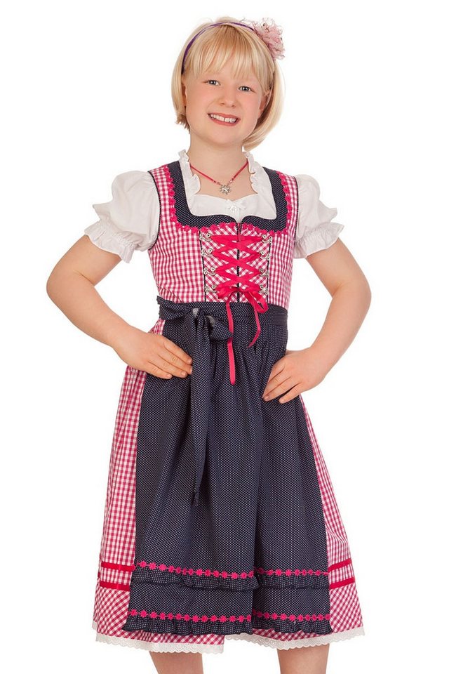 KRÜGER KIDS Dirndl Kinderdirndl 3tlg. - FLORENTINE - pink von KRÜGER KIDS