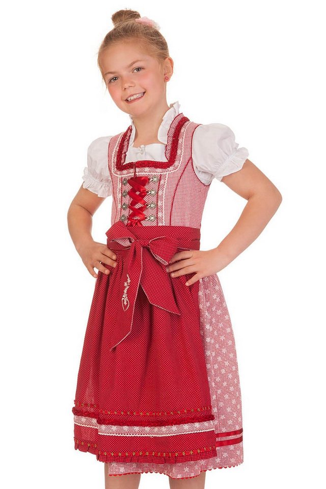 KRÜGER KIDS Dirndl Kinderdirndl 3tlg. - MIALEIN - rot von KRÜGER KIDS