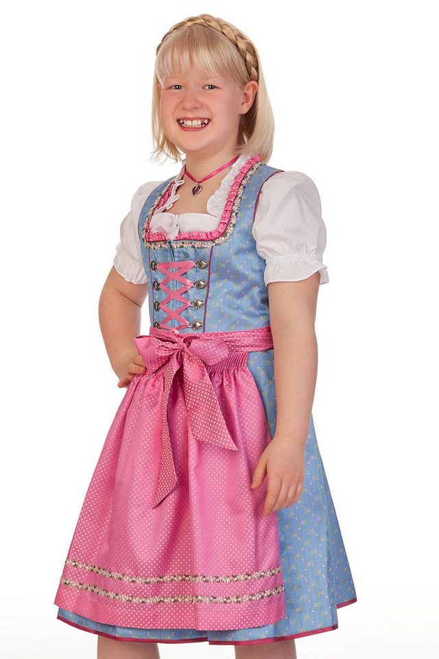 KRÜGER KIDS Dirndl Kinderdirndl 3tlg. - PHINE - hellblau von KRÜGER KIDS