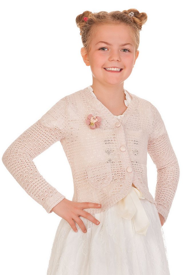 KRÜGER KIDS Trachtenjacke Strickjacke Mädchen - EVA - rosé von KRÜGER KIDS
